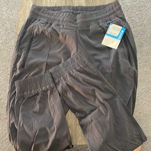 Columbia Feather Grey Jogger Pant, Size 12 w/ Omni—Shield & zipper pockets